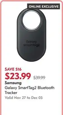 Pharmaprix Galaxy SmartTag2 Bluetooth Tracker offer