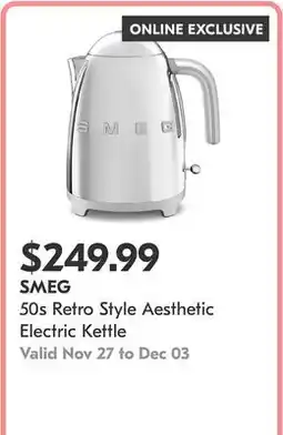 Pharmaprix 50s Retro Style Aesthetic Electric Kettle offer