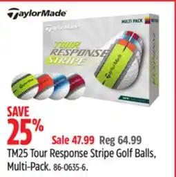 Canadian Tire TM25 Tour Response Stripe Golf Balls offer