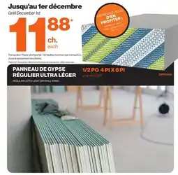 Patrick Morin Regular ultra-light drywall offer