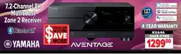 2001 Audio Video RXA4AF 7.2-Channel 8K MusicCast Zone 2 Receiver offer