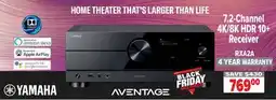 2001 Audio Video RXA2A 7.2-Channel 4k/8k HDR 10+ Receiver offer
