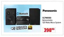 2001 Audio Video SCPMX90 Panasonic Networkable 120 Watts Micro System offer