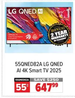 2001 Audio Video 55QNED82A LG 55 QNED AI 4K Smart TV 2025 offer