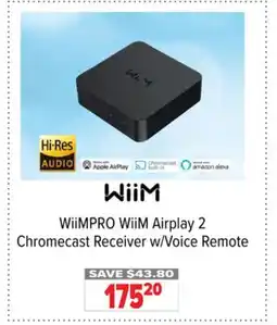 2001 Audio Video WiiMPRO WiiM Airplay 2 Chromecast Receiver w/Voice Remote offer