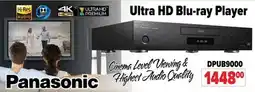 2001 Audio Video Panasonic Ultra HD Blu-ray Player offer