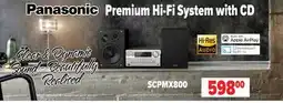 2001 Audio Video Panasonic Premium HI-FI System with CD offer