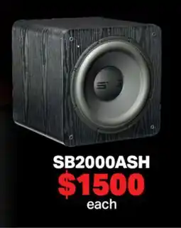 2001 Audio Video SB2000ASH SVS SOUND REVOLUTION offer