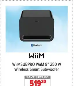 2001 Audio Video WiiM 8 250 W Wireless Smart Subwoofer offer