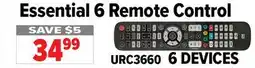 2001 Audio Video URC3660 Essential 6 Remote Control offer