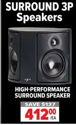 2001 Audio Video HIGH-PERFORMANCE SURROUND SPEAKER offer