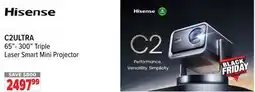 2001 Audio Video C2ULTRA 65- 300 Triple Laser Smart Mini Projector offer