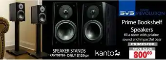 2001 Audio Video PRIMESFBK Prime Bookshelf Speakers offer