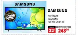 2001 Audio Video 32F6000F SAMSUNG Full HD Smart TV offer