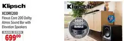 2001 Audio Video XCORE200 Flexus Core 200 Dolby Atmos Sound Bar with Elevation Speakers offer