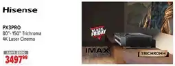 2001 Audio Video Hisense PX3PRO 80- 150 Trichroma 4K Laser Cinema offer