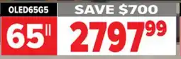 2001 Audio Video LG 65 OLED Evo AI G5 4K Smart TV 2025 offer