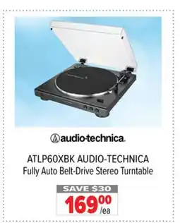 2001 Audio Video ATLP60XBK AUDIO-TECHNICA Fully Auto Belt-Drive Stereo Turntable offer
