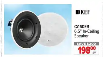 2001 Audio Video 6.5 In-Ceiling Speaker offer