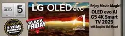 2001 Audio Video LG 55 OLED evo AI C5 4K Smart TV 2025 offer