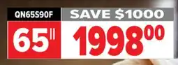 2001 Audio Video QN65S90F SAMSUNG 65 OLED 4K VISION AI SMART TV offer