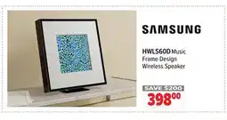 2001 Audio Video SAMSUNG HWLS60D Music Frame Design Wireless Speaker offer