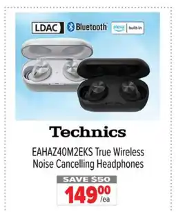 2001 Audio Video EAHAZ40M2EKS True Wireless Noise Cancelling Headphones offer