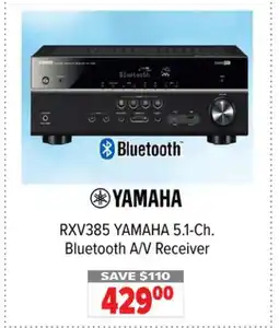 2001 Audio Video RXV385 YAMAHA 5.1-Ch. Bluetooth A/V Receiver offer