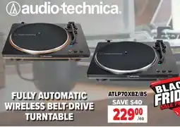 2001 Audio Video ATLP70XBZ/BS FULLY AUTOMATIC WIRELESS BELT-DRIVE TURNTABLE offer