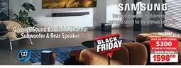 2001 Audio Video HWQ990F SAMSUNG Q-SERIES SOUND BAR 11.1.4 CHANNEL SUBWOOFER & REAR SPEAKER offer