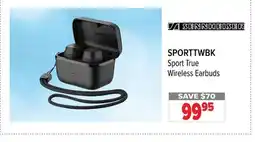 2001 Audio Video SPORTTWBK Sport True Wireless Earbuds offer