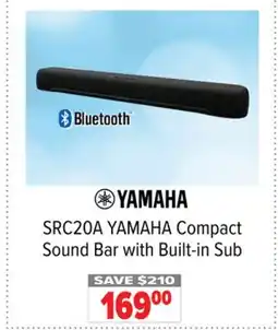 2001 Audio Video YAMAHA Compact Sound Bar with Built-in Sub offer