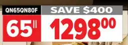 2001 Audio Video QN65QN80F 65 SAMSUNG NEO QLED 4K offer