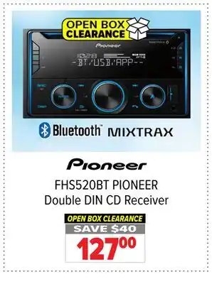 2001 Audio Video PIONEER Double DIN CD Receiver offer
