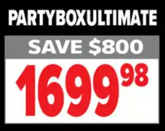 2001 Audio Video PARTYBOXULTIMATE offer