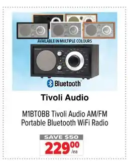 2001 Audio Video Tivoli Audio AM/FM Portable Bluetooth WiFi Radio offer