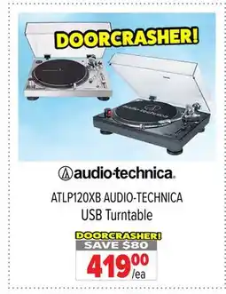 2001 Audio Video ATLP120XB AUDIO-TECHNICA USB Turntable offer