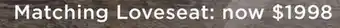 La Z Boy Matching Loveseat offer