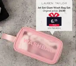 Bentley LAUREN TAYLOR Jet Set Glam Wash Bag Set offer