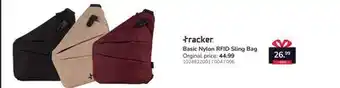 Bentley tracker Basic Nylon RFID Sling Bag offer