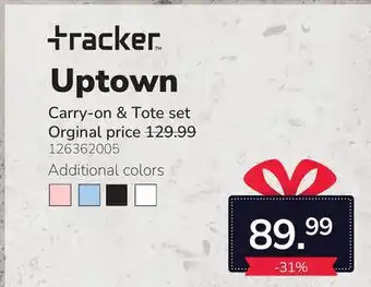 Bentley Tracker Uptown Carry-on & Tote set offer