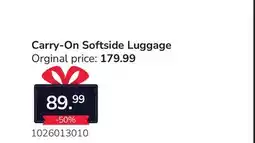 Bentley Tracker Carry-On Softside Luggage offer