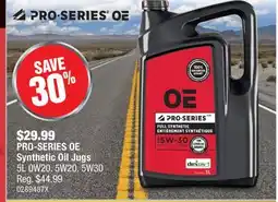 PartSource PRO-SERIES OE Synthetic Oil Jugs offer