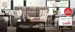 La Z Boy Jay Fabric Reclining Sofa offer