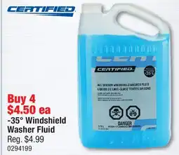 PartSource 35° Windshield Washer Fluid offer