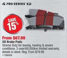 PartSource PRO•SERIES XD Brake Pads offer