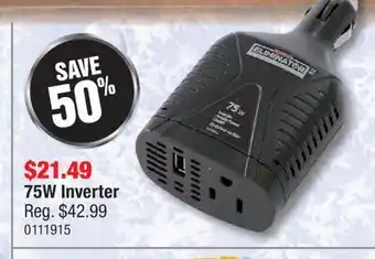 PartSource 75W Inverter offer