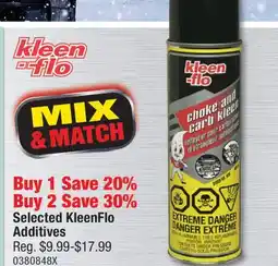 PartSource Selected KleenFlo Additives offer