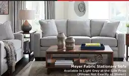 La Z Boy Meyer Fabric Stationary Sofa offer