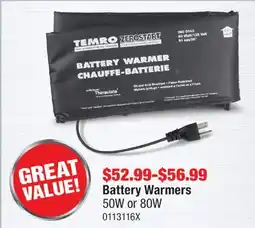 PartSource Temro Battery Warmers offer